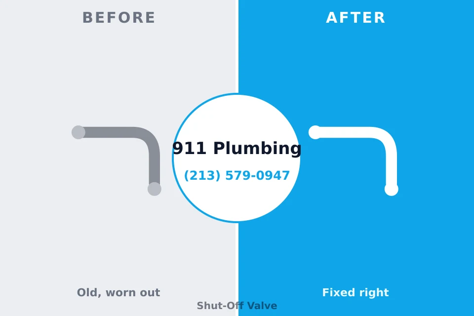 Before and after: plumbing repair Pinetop-Lakeside, AZ